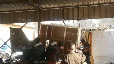 حملة إشغالات في ميادين دمياط والمواقف العمومية 