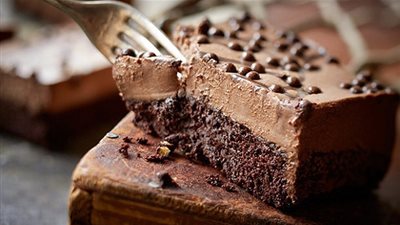 طريقة تحضير كيك موس الشوكولاتة