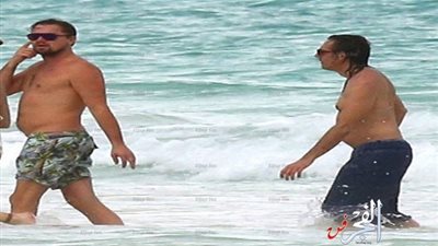 ليوناردو دي كابريو بوزن زائد على البحر (صور)