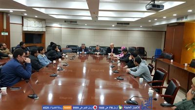 رئيس جامعة بنها يلتقي بالمبعوثين المصريين في الصين