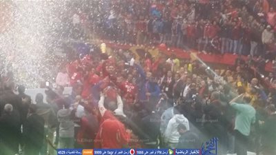 صور احتفال الأهلي بالفوز ببطولة إفريقيا للسلة بكاميرا الفجر الرياضي 