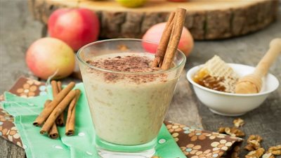 طريقة تحضير ميلك شيك بنكهة فطيرة التفاح