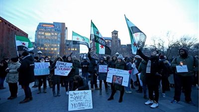 احتجاجات في أمريكا وألمانيا ضد مجازر النظام السوري بحلب