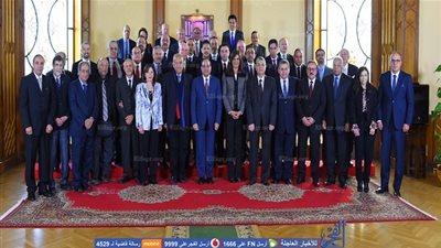 الرئيس السيسي يلتقي وفدا من علماء مصر في الخارج‎ (صور)