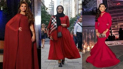 5 طرق للتألق بالأحمر في موسم الأعياد من وحي مدونات الموضة (صور)