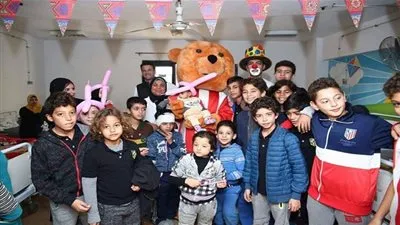 لاعبو أتلتيكو مدريد مصر يزرعون روح التحدي بين نزلاء أبو الريش 