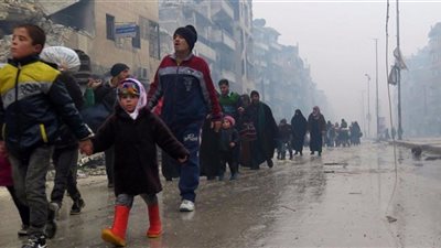لجنة دولية: إجلاء 25 ألف شخص من شرق حلب منذ الخميس