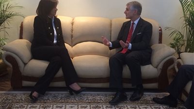 نبيلة مكرم تلتقي نائب وزير الخارجية النمساوي لبحث 