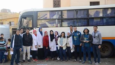 إتحاد صيادلة جامعة الدلتا للعلوم يجري الكشف الطبي على أهالي 