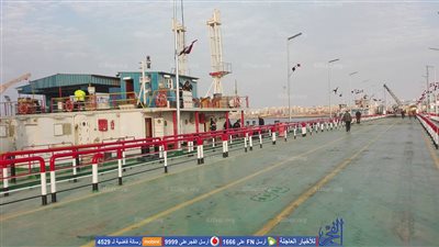 ننشر اللمسات الأخيرة بالكوبري العائم في بورسعيد قبل افتتاح الرئيس السيسي له (صور)