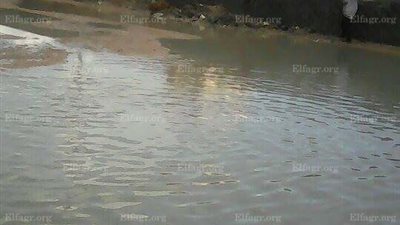مياه الأمطار تغرق كوبري العامرية بالإسكندرية (صور)