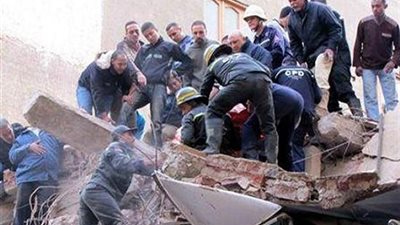 انهيار جزئي بعقار في الإسكندرية .. و