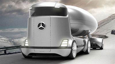 مصمم يتخيل شكل الشاحنات المستقبلية من مرسيدس بنز