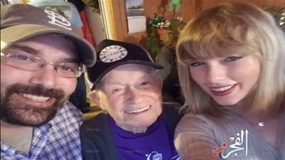 تايلور سويفت تلبي أمنية أحد قدامى الحرب بالكريسماس