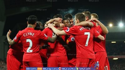 صور مباراة ليفربول وستوك سيتي بالدوري الإنجليزي الممتاز