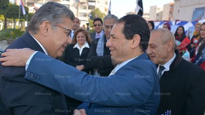  وزير التعليم العالي يزور جامعة بورسعيد (صور)