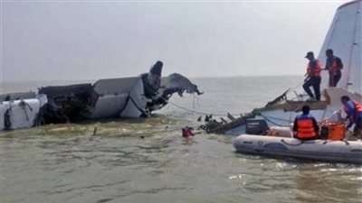 لحظة سقوط الطائرة الروسية المنكوبة في البحر الأسود (فيديو)