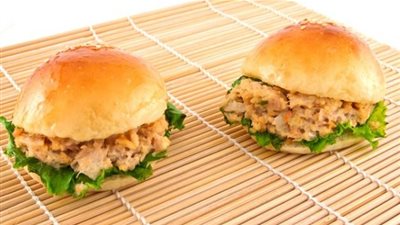 طريقة تحضير برجر التونة