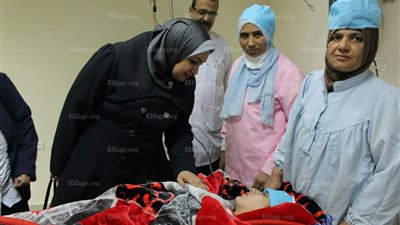 سيدة تضع 4 توائم فى الشهر السابع بقليوب (صور)