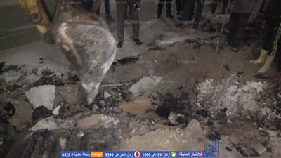 هبوط أرضي جديد في شوارع الإسكندرية.. وذعر بين المواطنين (صور)