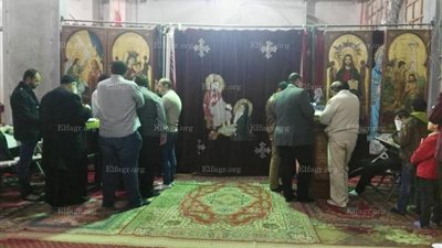 أقباط بورسعيد يؤدون قداس ‏‎رأس السنة الميلادية بالكنائس (صور)