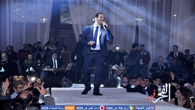 وائل جسار نجم  حفل ليلة رأس السنة (صور)
