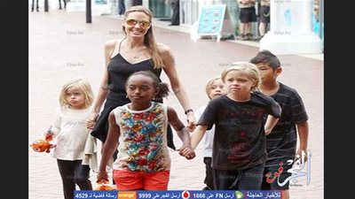 أنجلينا جولي تحتفل برأس السنة مع أطفالها في كولورادو