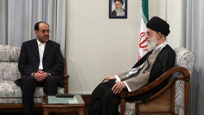 نوري المالكي يبحث مع خامنئي بطهران حرب العراق على 