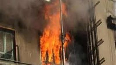 السيطرة على حريق بعقار سكني بعين شمس 