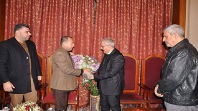 البيت الثقافي في كركوك يزور كنيسة القلب الاقدس