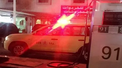  يقظة العمال تنقذ محافظة الطائف من كارثة مروعة (صور)