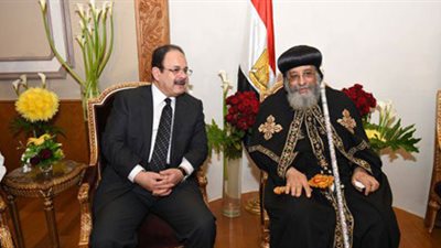 وزير الداخلية يهنئ البابا تواضروس ورئيس الطائفة الإنجيلية بمناسبة عيد الميلاد