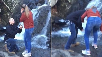 شابة تحوّل طلب يدها إلى كارثة! (فيديو)