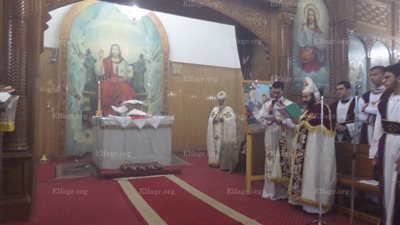  بدء قداس عيد الميلاد المجيد بسوهاج وسط إجراءات أمنية مشددة (فيديو وصور )