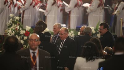  توافد عدد من الشخصيات العامة على قداس عيد الميلاد بـ