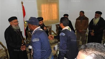 الكشافة البحرية بالسويس تزور الكنائس لتهنئة الاقباط بعيد الميلاد المجيد (صور)