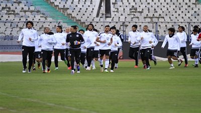 صور تدريب منتخب مصر اليوم استعدادا لودية تونس غدا بكاميرا الفجر الرياضي 