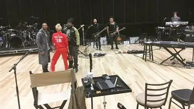 ليدي جاجا تبدأ بروفات حفل الـ