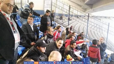 مصر وتونس.. علاء وجمال مبارك يدعمان الفراعنة أمام نسور قرطاج