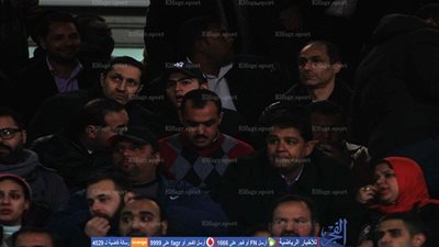 صور جمال وعلاء مبارك في ستاد القاهرة بكاميرا الفجر الرياضي