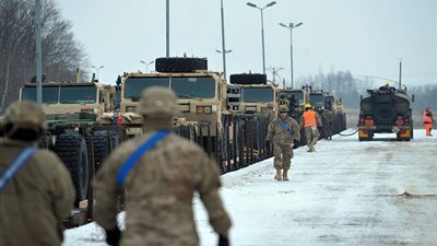 نشر قوات ودبابات أمريكية في بولندا