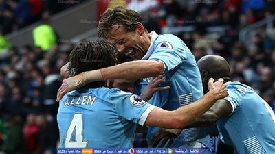 أهداف مباراة - سندرلاند 1 × 3 ستوك سيتي | الدوري الإنجليزي