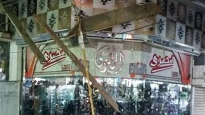 انهيار أجزاء من شرفة منزل بدمياط 