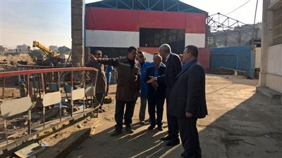 رئيس هيئة السكة الحديد يتفقد شركة 