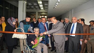 افتتاح المعرض الاستعادي للفنان رافع جاسم في وزارة الثقافة العراقية (صور)