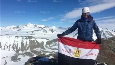 عمر سمره.. أول من يتسلق 3 قمم جديدة في أنتاركتيكا 