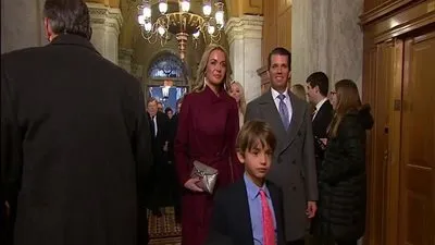 وصول عائلة ترامب لحضور مراسم التنصيب