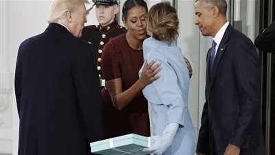 عاجل ..أوباما وترامب يغادران البيت الأبيض باتجاه الكونجرس (صورة)