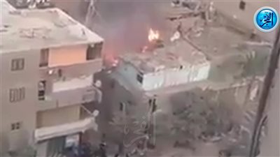 فيديو جديد للحظة انهيار برج كهرباء جسر السويس بسبب انفجار أسطوانة غاز 