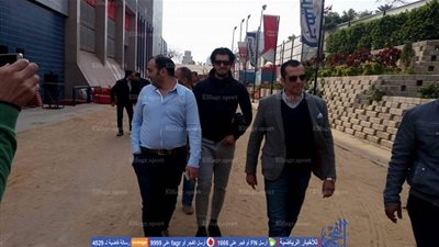 عمرو بركات يتدرب في الجيم مع الأهلي